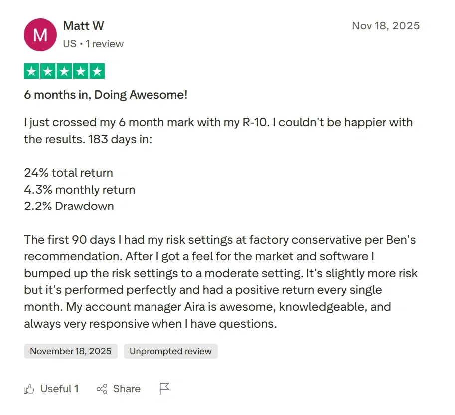 Trustpilot review 6
